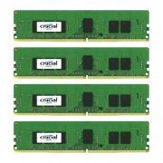 Memória Crucial 16GB (4x 4GB) DDR4 ECC 2133MHz Quad Channel Kit