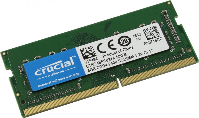 Crucial Ram Ddr4 Sodimm 2400mhz 8gb CRUCIAL DDR4 8GB 2400 PC4