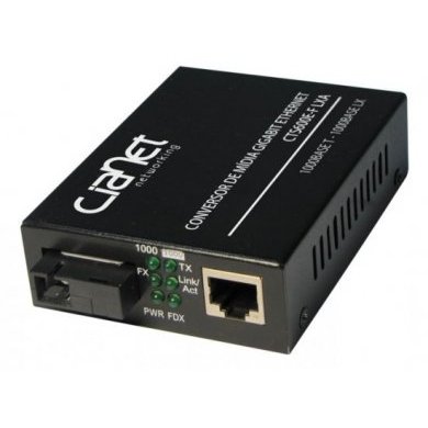 CTS600E-F-LXA CiaNet Conversor de Mídia Monomodo Gigabit 20Km
