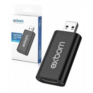 Exbom placa de captura portatil USB Full HD