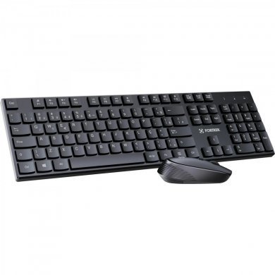 CW11 Fortrek kit mouse e teclado sem fio CW11 teclas slim 1600DPI