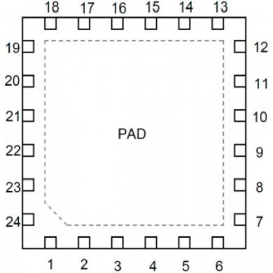 CXA3840WR-T2 CI A3840 regulador de tensão PMIC QFN24 SMD