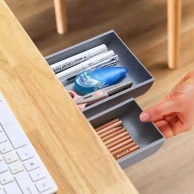 Caixa Plástica gaveta adesiva multiuso