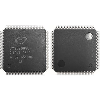 CY8C29866-24AXI MCU 8bit 32KB Flash 2K SRAM 3.3V/5V 100-Pin TQFP