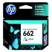 Cartucho de Tinta HP 662 Colorido Advantage Original 2ml rendimento aproximado 100 paginas