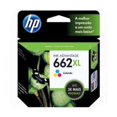 CZ106AB Cartucho de tinta HP 662XL tricolor 8ml