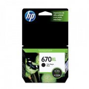 Cartucho de Tinta HP 670XL Preto 14ML Rendimento Apro