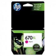 Cartucho de Tinta HP 670XL Magenta 9ML Rendimento Apr
