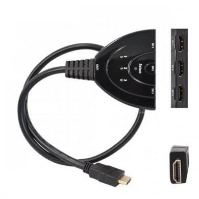 D4465 Splitter HDMI 3 Portas 1080P