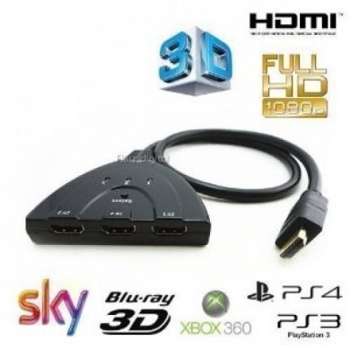 D4465 Splitter HDMI 3 Portas 1080P