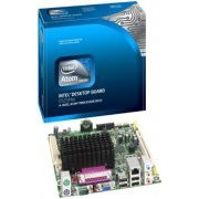 Placa Mãe Intel Desktop Board Processador Atom Dual Core Integrado Chipset NM10 Memória DDR3 1066/800Mhz Som Video e Rede