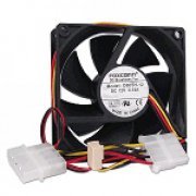 Cooler Auxiliar D80SH-12 80x80x25mm, PN: D80SH12H-YL 