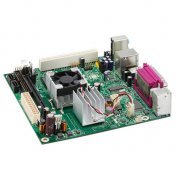 Intel Desktop Board Mini-ITX Processador Atom 330 Integrado, Chipset Intel 945GC, DDR2, SATA II, 1 Serial DP9, Áudio, Vídeo e Re