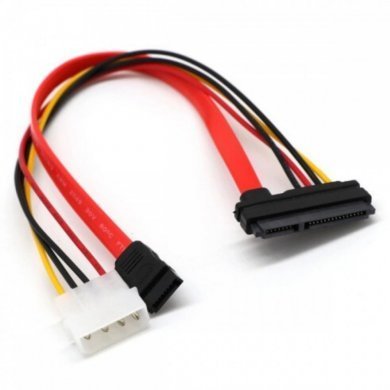 D-CIC04 Grasep cabo de SATA 7P + Molex X SATA 15P + 7P 45cm