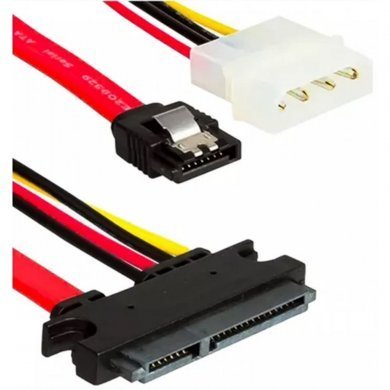 D-CIC04 Grasep cabo de SATA 7P + Molex X SATA 15P + 7P 45cm