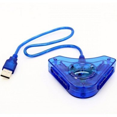 Grasep adaptador duplo controle Playstation 2 para USB