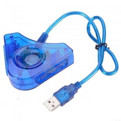 Grasep adaptador duplo controle Playstation 2 para USB