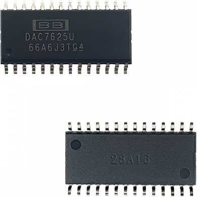 CI DAC7625U conversor analógico digital 12Bits 4CH