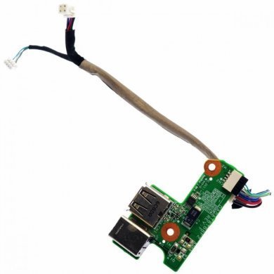 DAOAT8TB8F2 V600 Power Jack USB Board com cabo HP DV6000