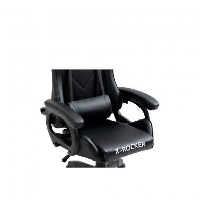 DAZZ-XROCKER Dazz cadeira gamer X-Rocker preta reclinável 100KG