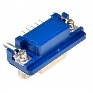 CONECTOR DB15 VGA FEMEA SOLDA PCI 90°