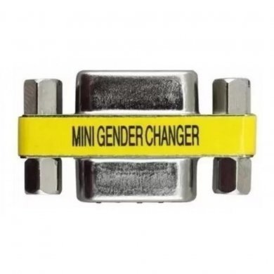 DB9FEMEAXDB9FEMEA Adaptador Emenda RS232 DB9 femea DB9 femea 9 pinos