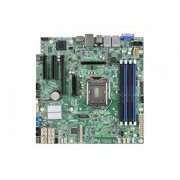 Serverboard Intel Xeon E3-1200V5/V6 Single DDR4 ECC UDIMM, 8x SATAIII, Dual Port Gigabit (Não acompanha espelho/escudo traseiro)