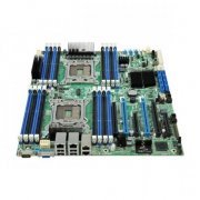 Intel Server Board Dual Xeon LGA2011 E5-2600 Series, 16 slots DDR3 maximo 512GB, 10x SATA, Rede 4x RJ-45 10/100/1000Mbit