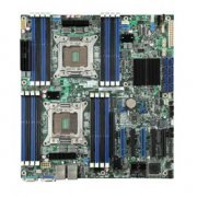 Server Board Intel Dual Xeon E5 2600 Dual QPI 8GT/s, Memoria 16x DDR3 ECC UDIMM 1600, RDIMM 1600, LRDIMM 1333 (max 512GB), Portas 4x SAT