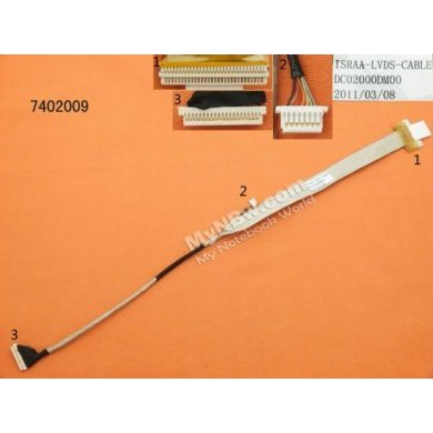 DC02000DM00 Flat Cable LCD Toshiba Satellite P200