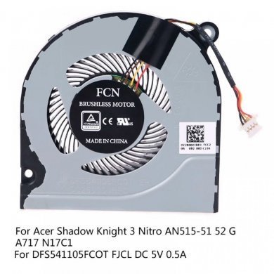 Fan para Notebook Acer Nitro 5, Helios e Aspire 7