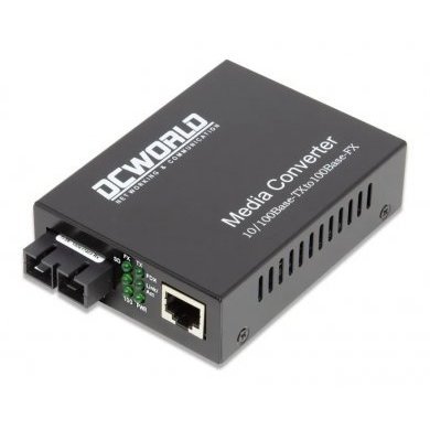 DC-MC-FE-MD-33-S07 DC WORLD Conversor De Mídia Fast 10/100 MM ST 2km