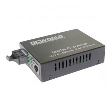 DC-MC-GE-MD-89-S05 DC WORLD Conversor De Mídia Gigabit 10/100/1000 MM SC