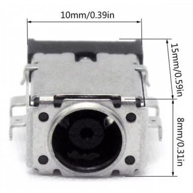 DCJACK-ASUSROG Conector DC Jack 6 pinos para ASUS ROG G531 G531GT