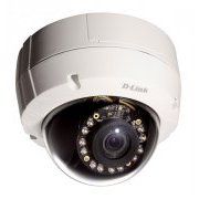 Camera IP D-Link Domo Fixa Interna Res. 1280x1024 Pixels, Dia / Noite, LED IR, PoE