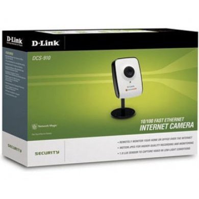 DCS-910 Câmera D-Link DCS-910 Internet Camera IP 1x RJ45 10/100Mbs
