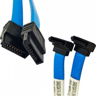 DD0S50HD000 Kit cabo SAS/SATA 7 Pinos 60cm FOXCONN HSBP