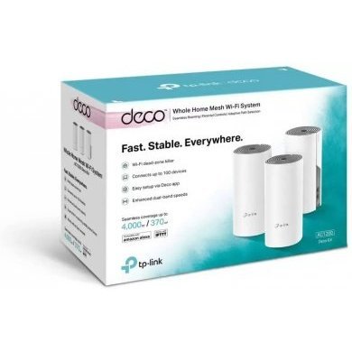 DECOE4-3PACK TP-Link Roteador Deco E4 Mesh AC1200 (3 Unid)