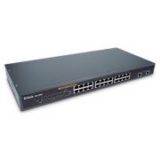 Switch D-Link 24 Portas PyME 10/100Mbps RJ45 + 2 Portas Switch Fabric: 8.8Gbps Capacity, QoS: 802.1p (4 Queues