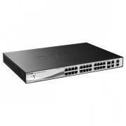 D-Link Switch 28 Portas Gerenciavel 24x 10/100Mbps, 2x Gigabit 10/100/1000Mbps, 2x Combo gigabit RJ-45 ou mini