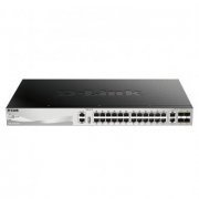 D-Link Switch Gigabit DGS 3130 Portas 24 x 10/100 / 1000BASE-T, 2 x portas 10GBASE-T, 4 x 10G SFP +