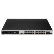 Switch D-Link xStack 24 Portas L2 PoE Gerenciável, 4 Combo SFP, 2 10-Gig Slots