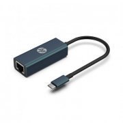 HP adaptador de rede USB tipo-C para RJ45 Ethernet Gigabit 10/100/1000 de alumínio