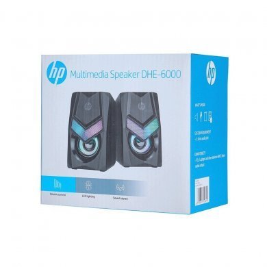 HP Caixa de Som Multimidia LED RGB Dinâmico 6W