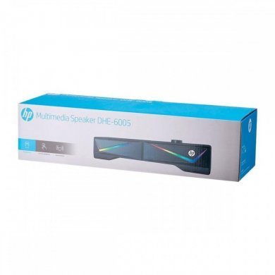 HP soundbar DHE-6005 LED RGB 6W USB preto
