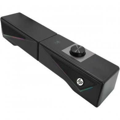 HP soundbar DHE-6005 LED RGB 6W USB preto