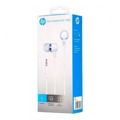 HP fone de ouvido P2 intra auricular branco