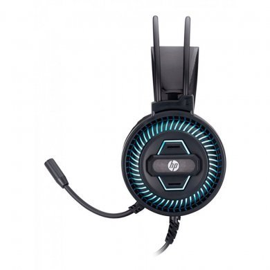 HP Headset gamer DHE-8001U LED azul conexão USB
