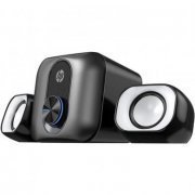 HP caixa de som 2.1 11W com Subwoofer USB e P2 potencia 11W (Subwoofer 5W   3W 3W) alimentacao USB e conector 