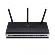 Roteador Wireless N D-Link DIR-635 RangeBooster 2.4GHz  Suporta Padrões: 802.11n/g/b e 802.3/u, Segurança: WPA